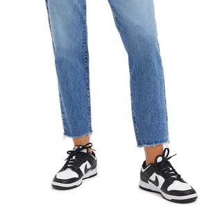 Good American Vintage High Rise Straight Leg Jeans